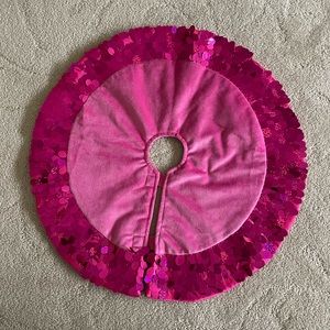 Pink 18” Diameter Tree Skirt